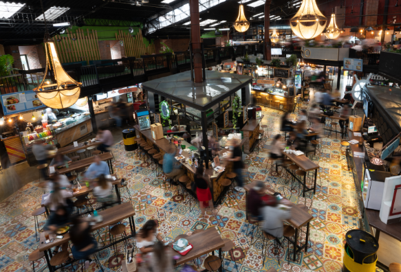 Image of a food hall